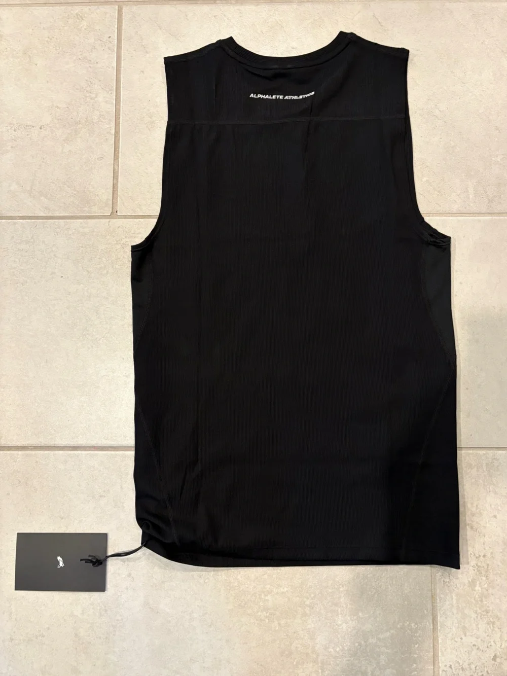 Alphalete Power Tank Compression Tank Top - Black - XL